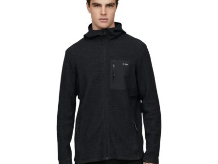 Le Bent Sentinel Midweight Waffle Knit Zip Hoody 2025 Supply